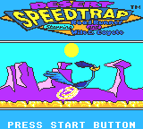 Desert Speedtrap Starring Road Runner and Wile E. Coyote Title Screen
